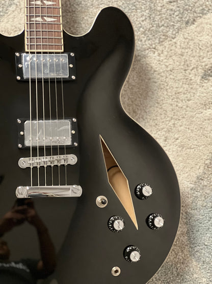 Soloking SDG-335 Dave Grohl Style Tribute in Ebony Black