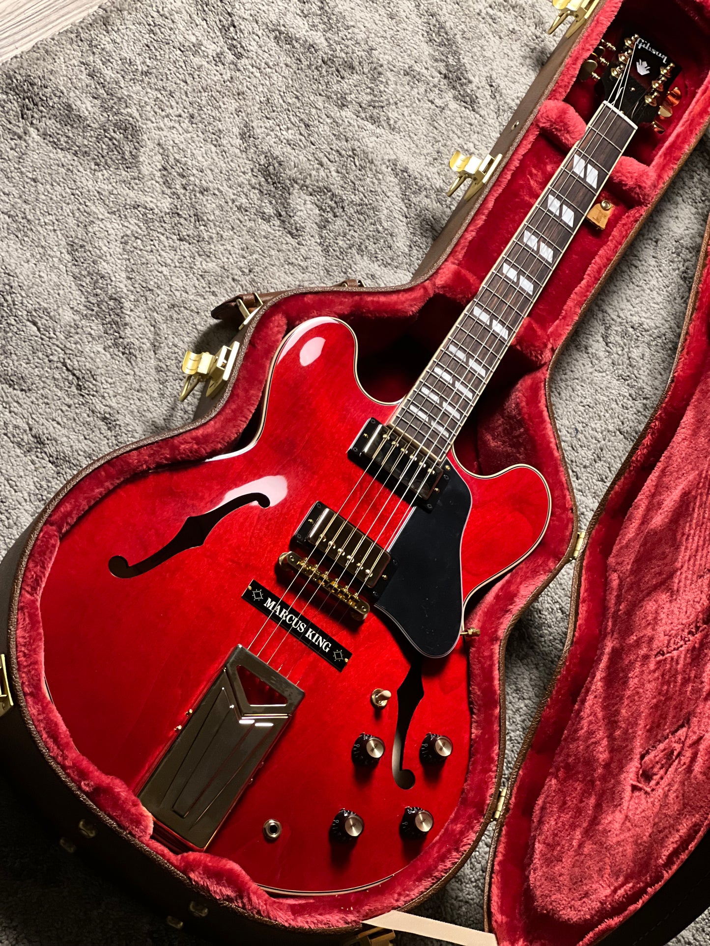 Gibson Marcus King ES-345 Semi-Hollow Electric Guitar in Sixties Cherry 207760041