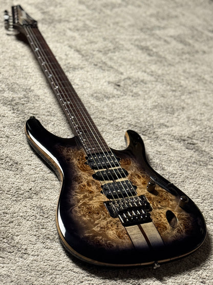 Ibanez Premium S1070PBZ in Charcoal Black Burst 250812461 (USED)