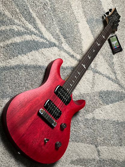 PRS SE CE 24 Standard Satin Stoptail in Satin Vintage Cherry