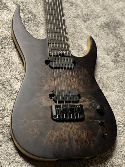 Schecter Keith Merrow KM-7 MK-III Artist in Trans Black Burst W23070061