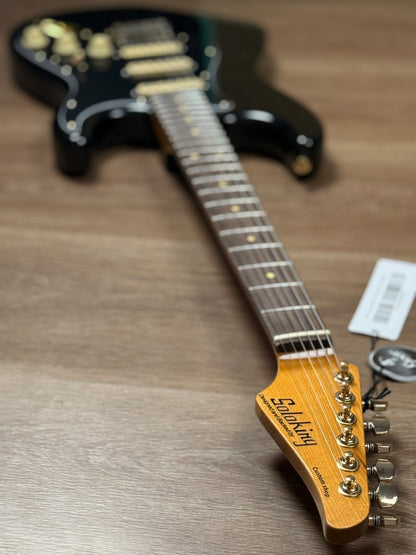 Soloking MS-1 Artisan with Rosewood FB in Black Beauty with Gold Hardware JESCAR