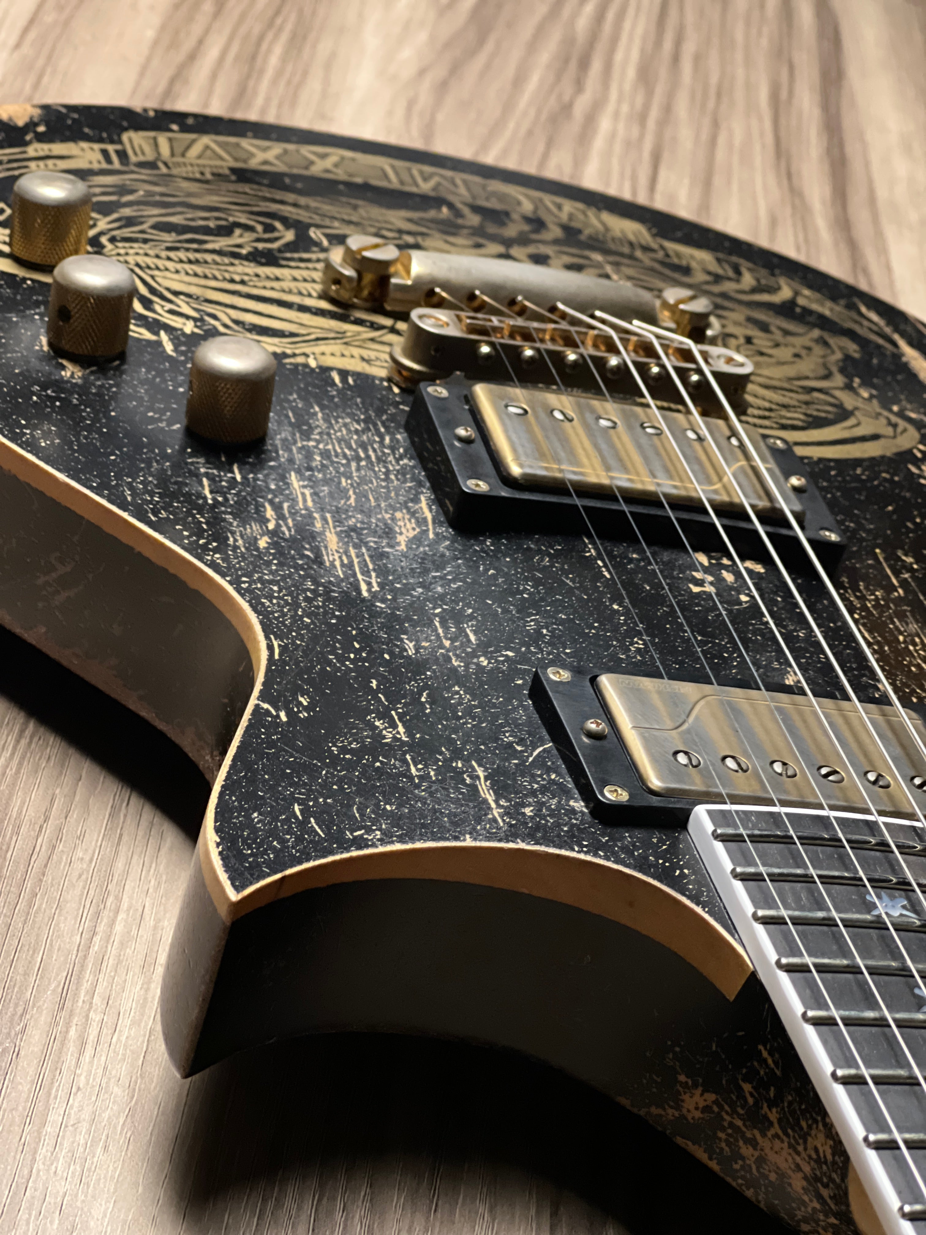 ESP Will Alder Signature Warbird Custom Shop in Distressed