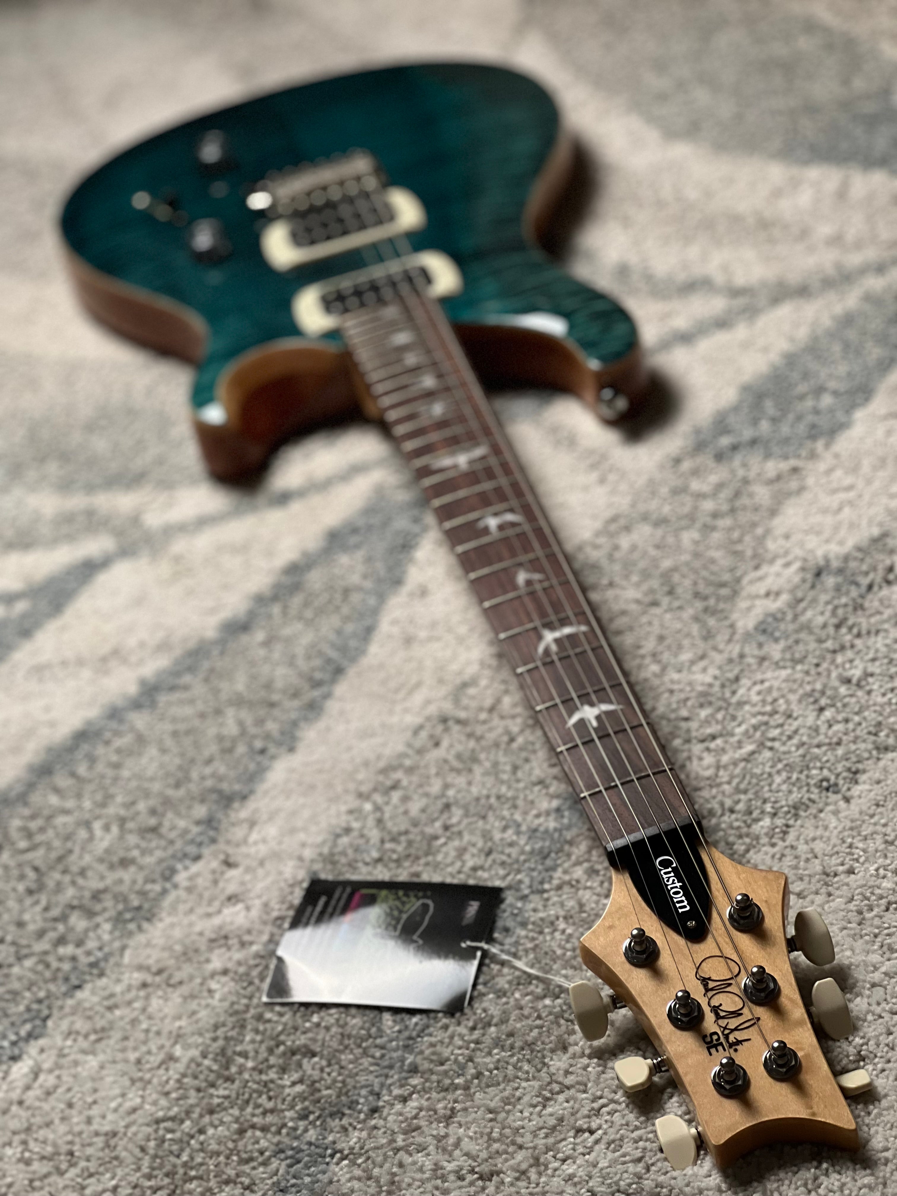 PRS SE Custom 24 in Slate Blue – nafiriguitar.com