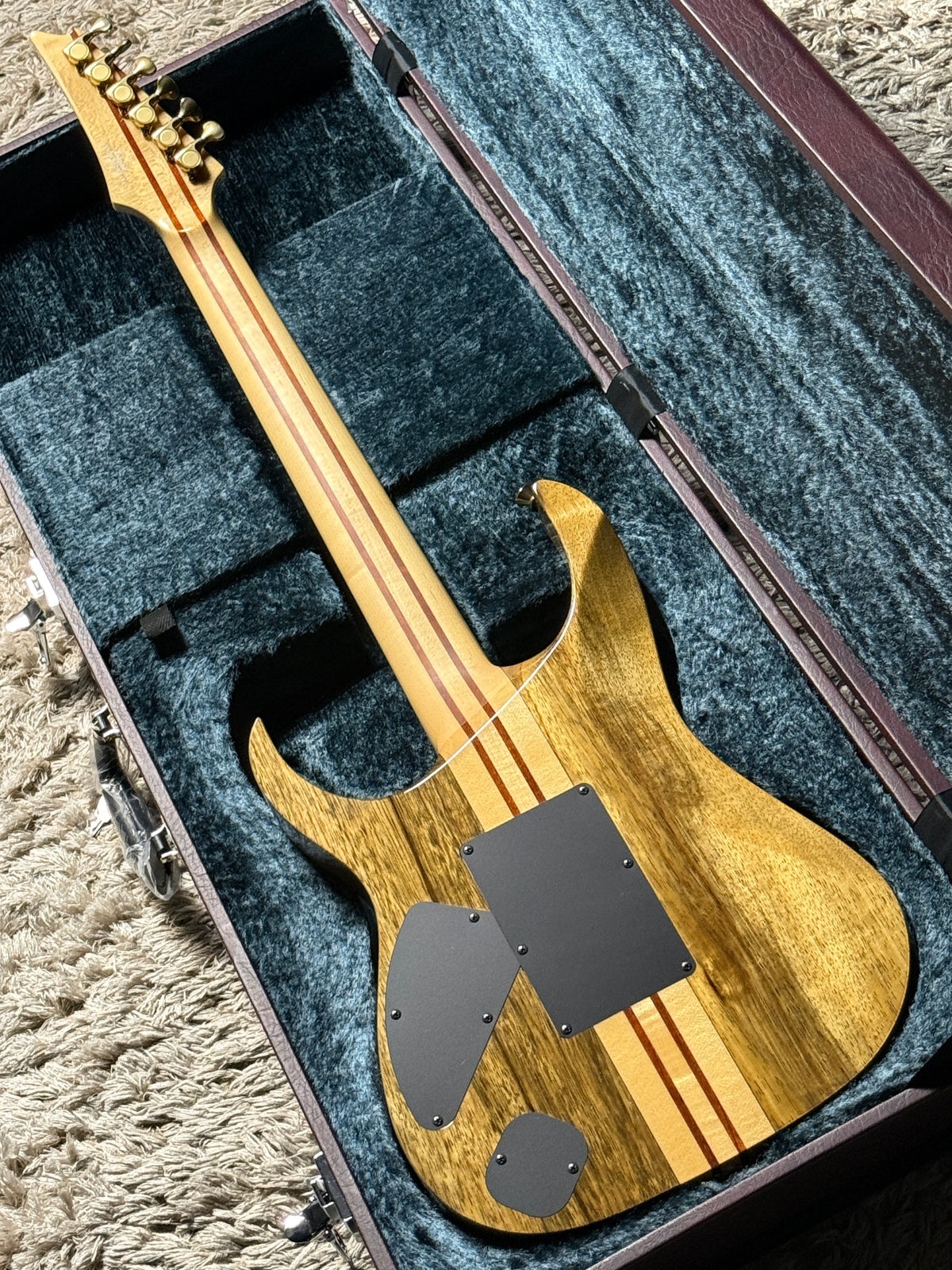 Ibanez Japan Custom Shop Visions IV2RG  with Ebony FB in Blue/Green/Purple Incl. Hardshell Case