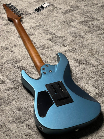 Soloking MS-1 Custom 24 HSS Flat Top ใน Satin Blue Matte Nafiri Special Run 