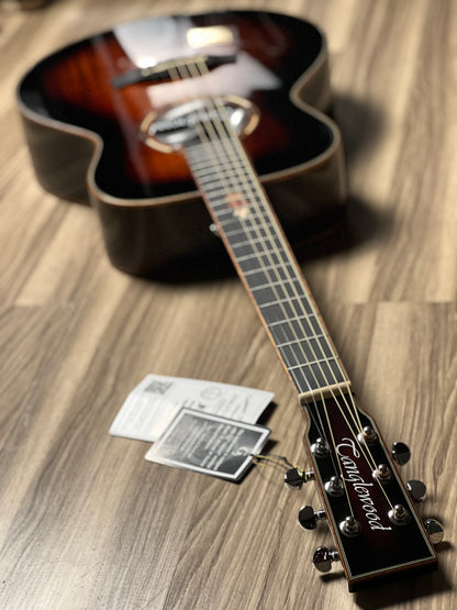 Tanglewood TWX1EK Winterleaf Exotic Mini Top Solid Spruce in Autumn Burst Gloss w/Bag