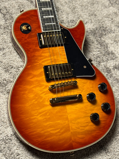 Epiphone Les Paul Custom Quilt in Iced Tea Burst
