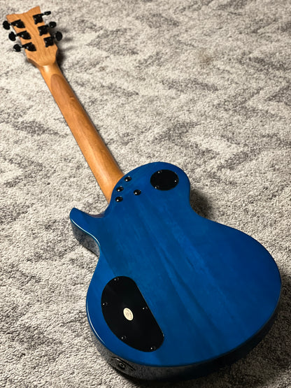 Schecter Solo-II Standard in Ocean Blue Burst Burl