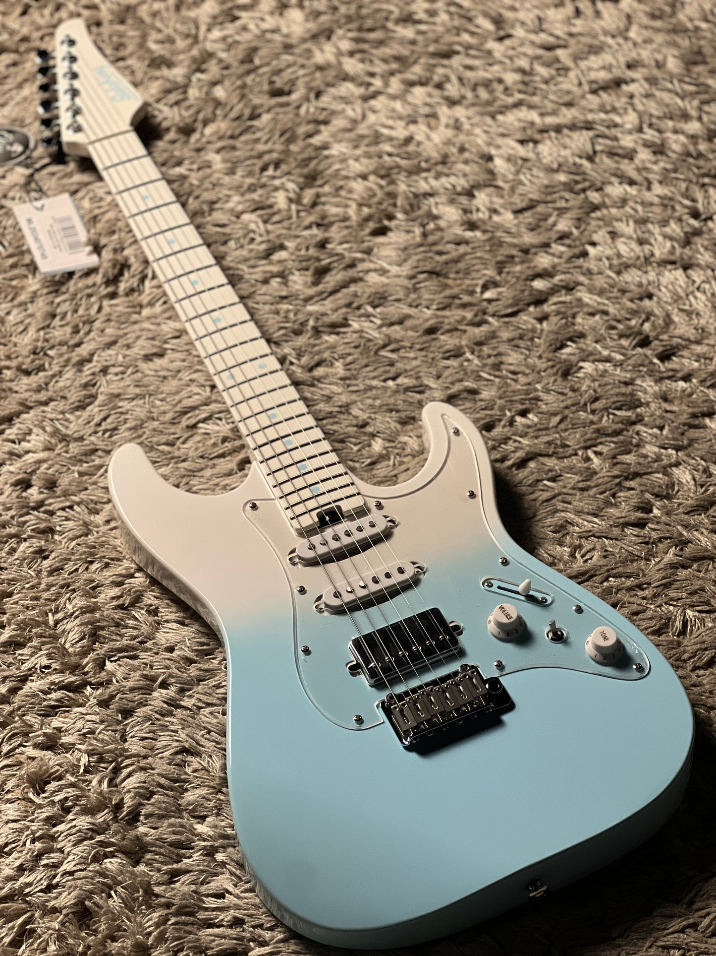 Soloking MS-2 Special in Reef Blue Fade with White Neck Autumn Season Limited Edition