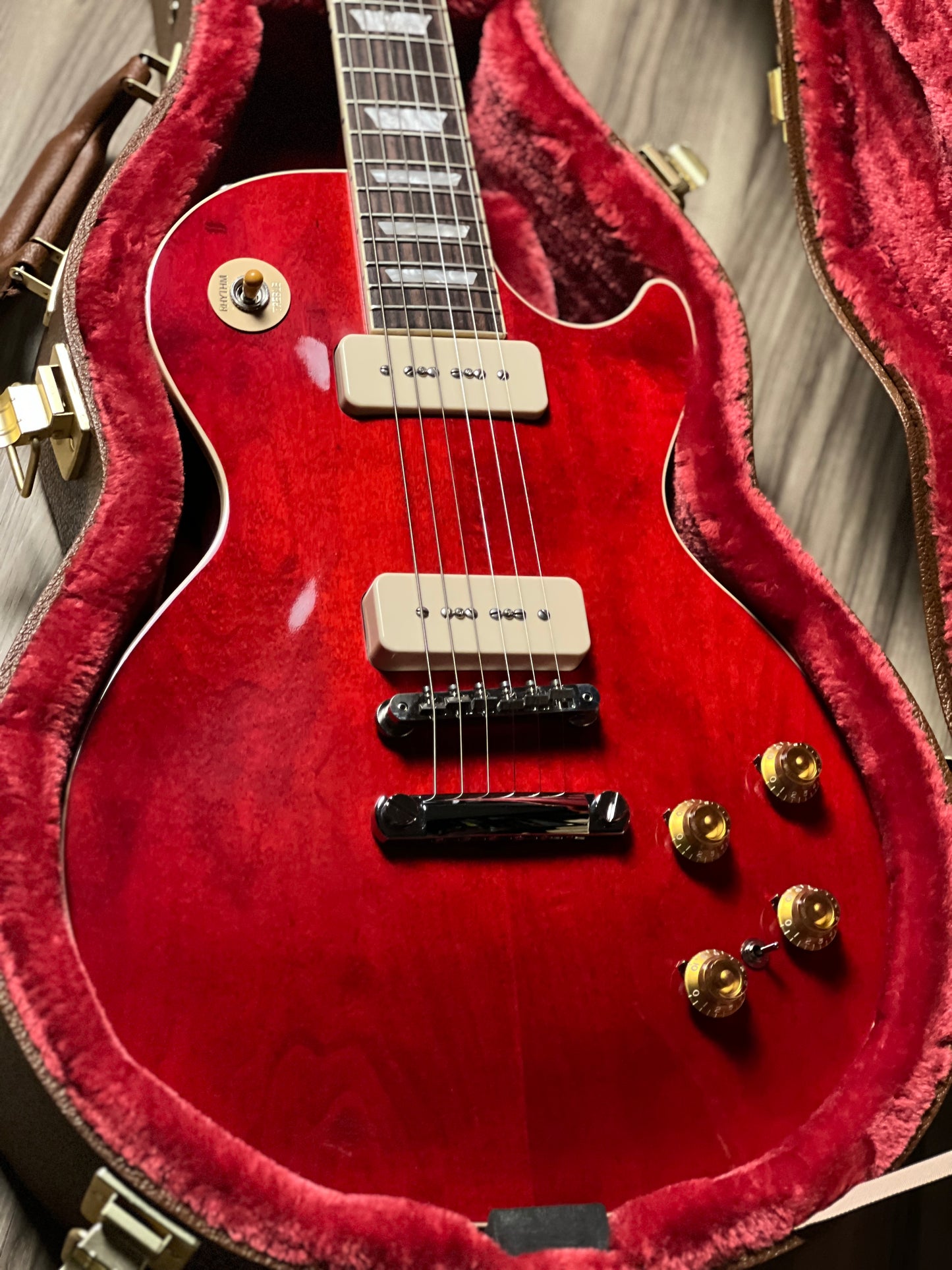 Gibson Les Paul Standard Warren Haynes 50s P-90 in Sixties Cherry w/Hardcase