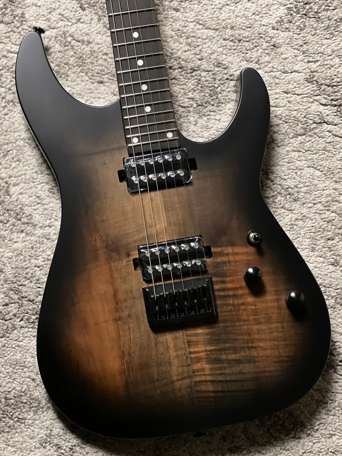 Schecter C-1 Standard Plus in Ember Burst