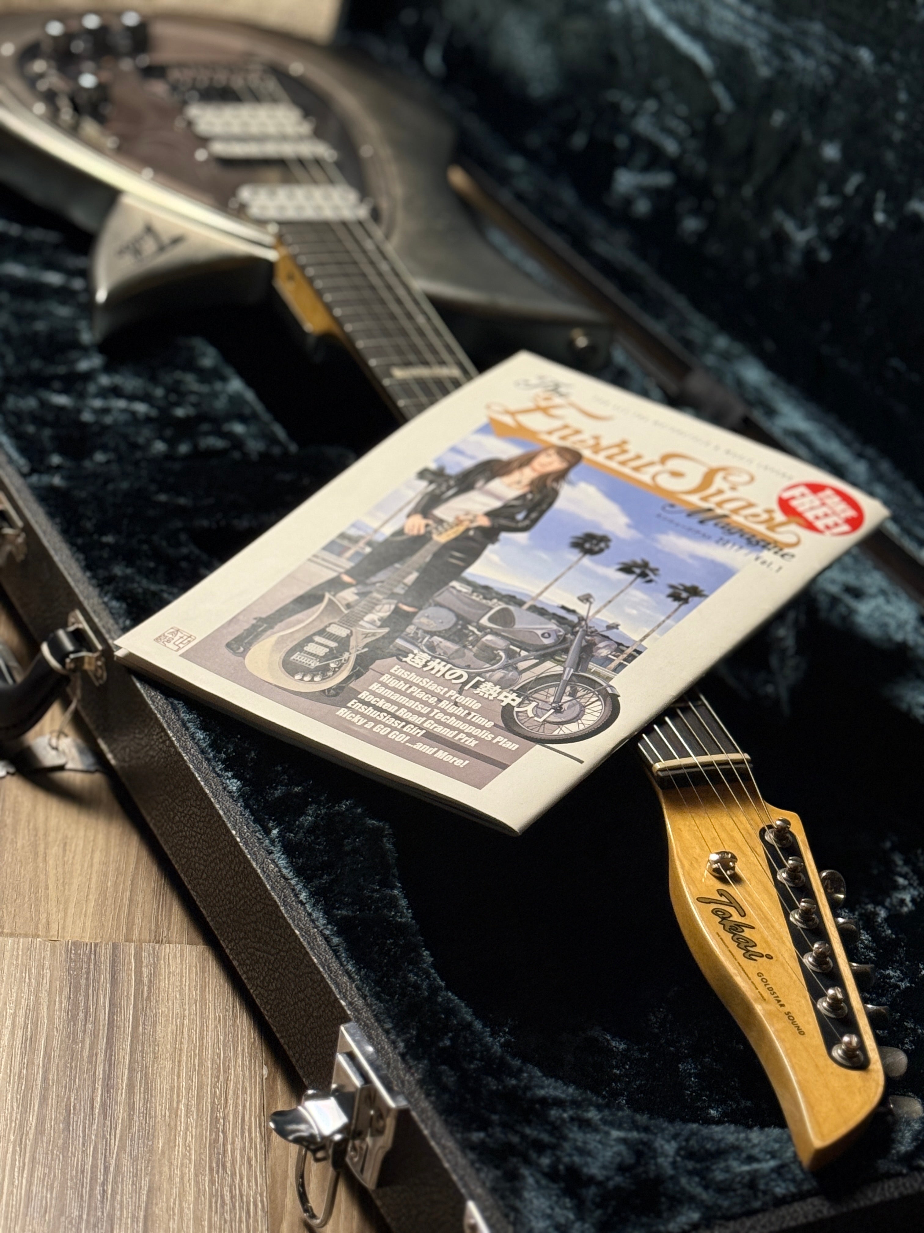 Tokai Talbo Blazing Fire 50th Anniversary in Silver Custom Shop