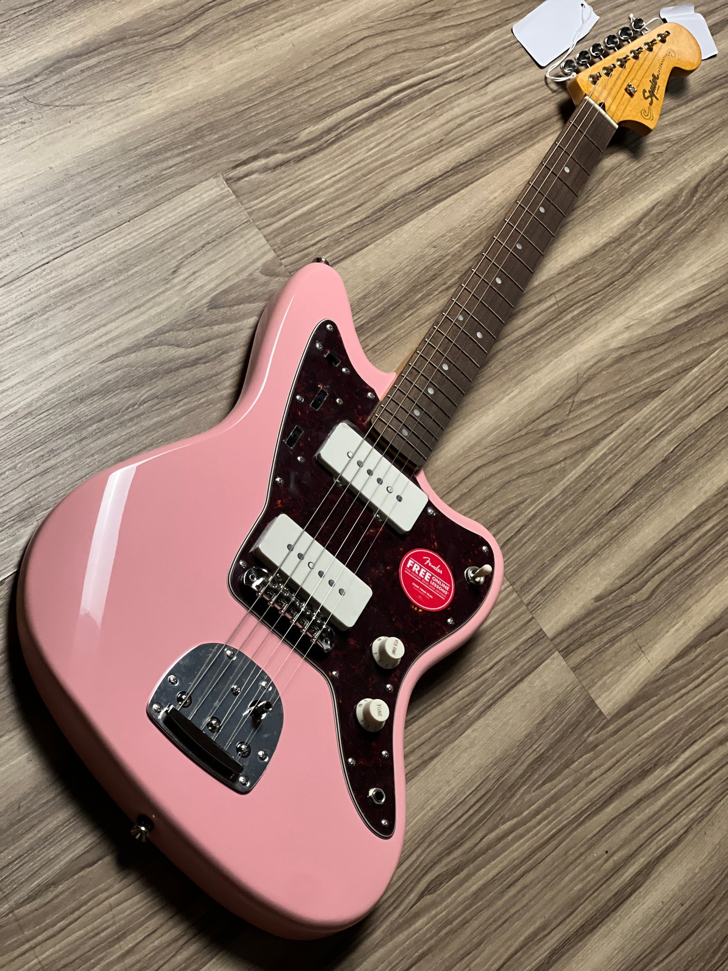 Squier FSR Classic Vibe 60s Jazzmaster with Laurel FB in Shell Pink
