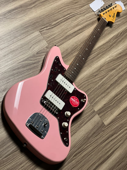 Squier FSR Classic Vibe 60s Jazzmaster with Laurel FB in Shell Pink
