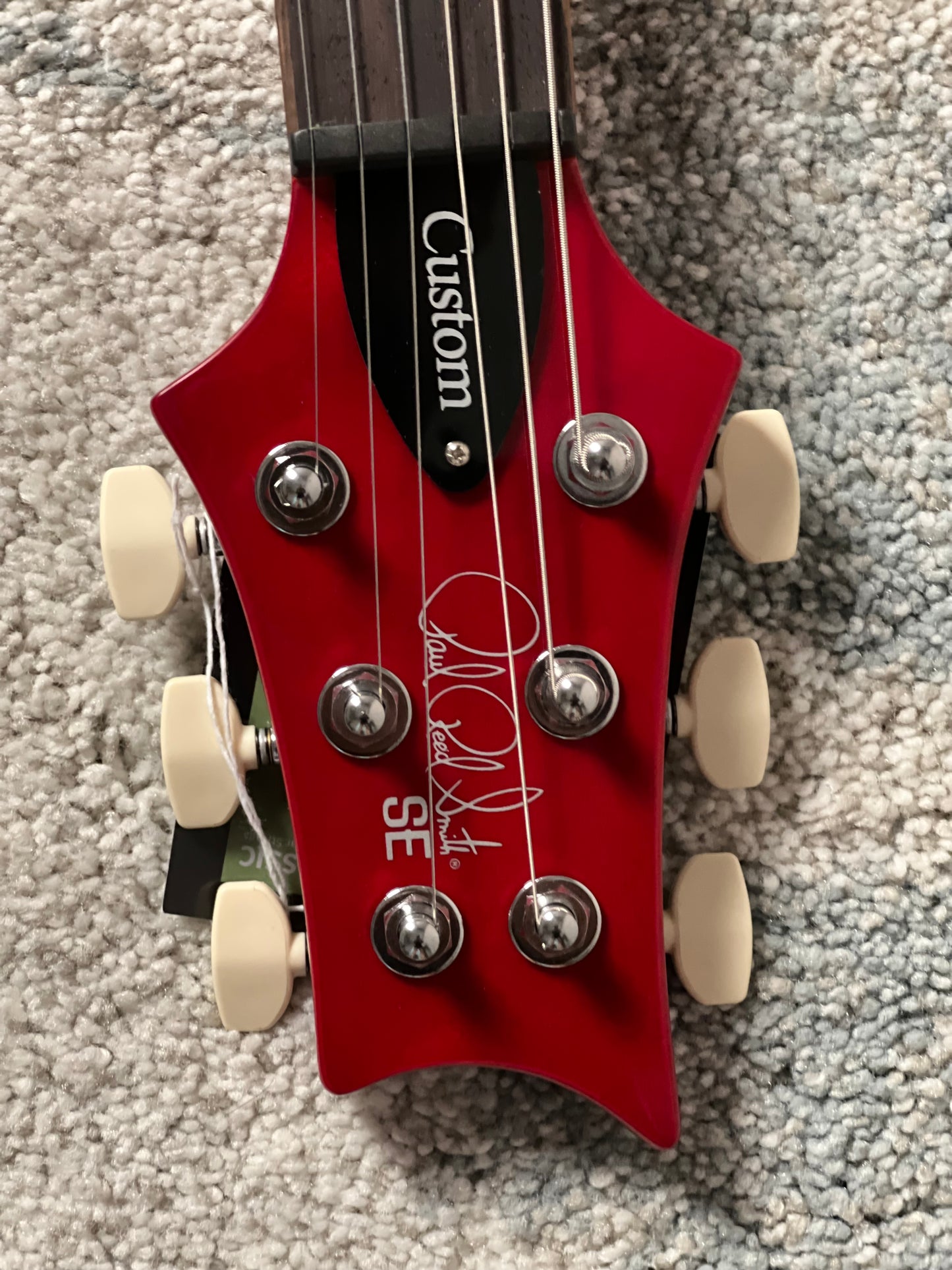 PRS SE Custom 24 Flame in Charcoal Cherry Burst