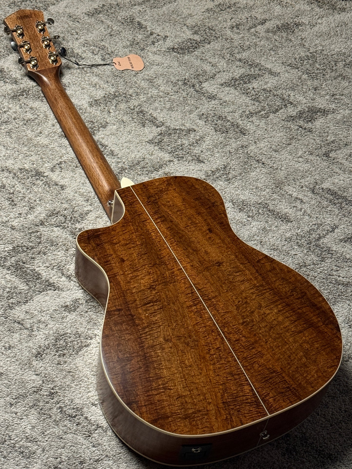 Cort Essence ES-GA4-BRSG Grand Auditorium Special Acoustic Guitar, Brown Burst Semi-Gloss