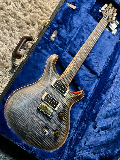 PRS Custom 24 Wood Library Burnt Maple Leaf Satin Rosewood Neck 0412052