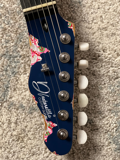 Dhatarattha Performance DTL HH in Navy Blue Over Pink Paisley with RW FB