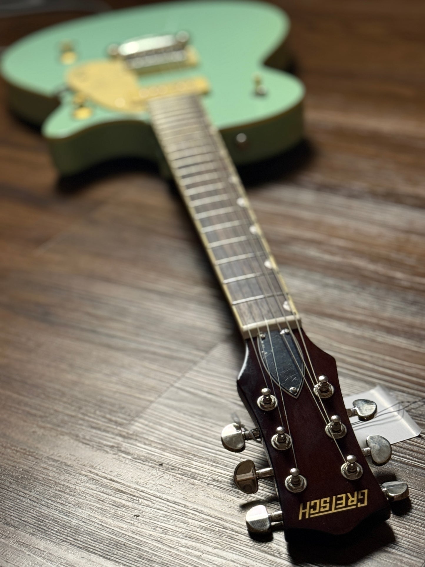 Gretsch G2215-P90 Streamliner Junior Jet Club with Laurel FB in Mint Metallic (USED)