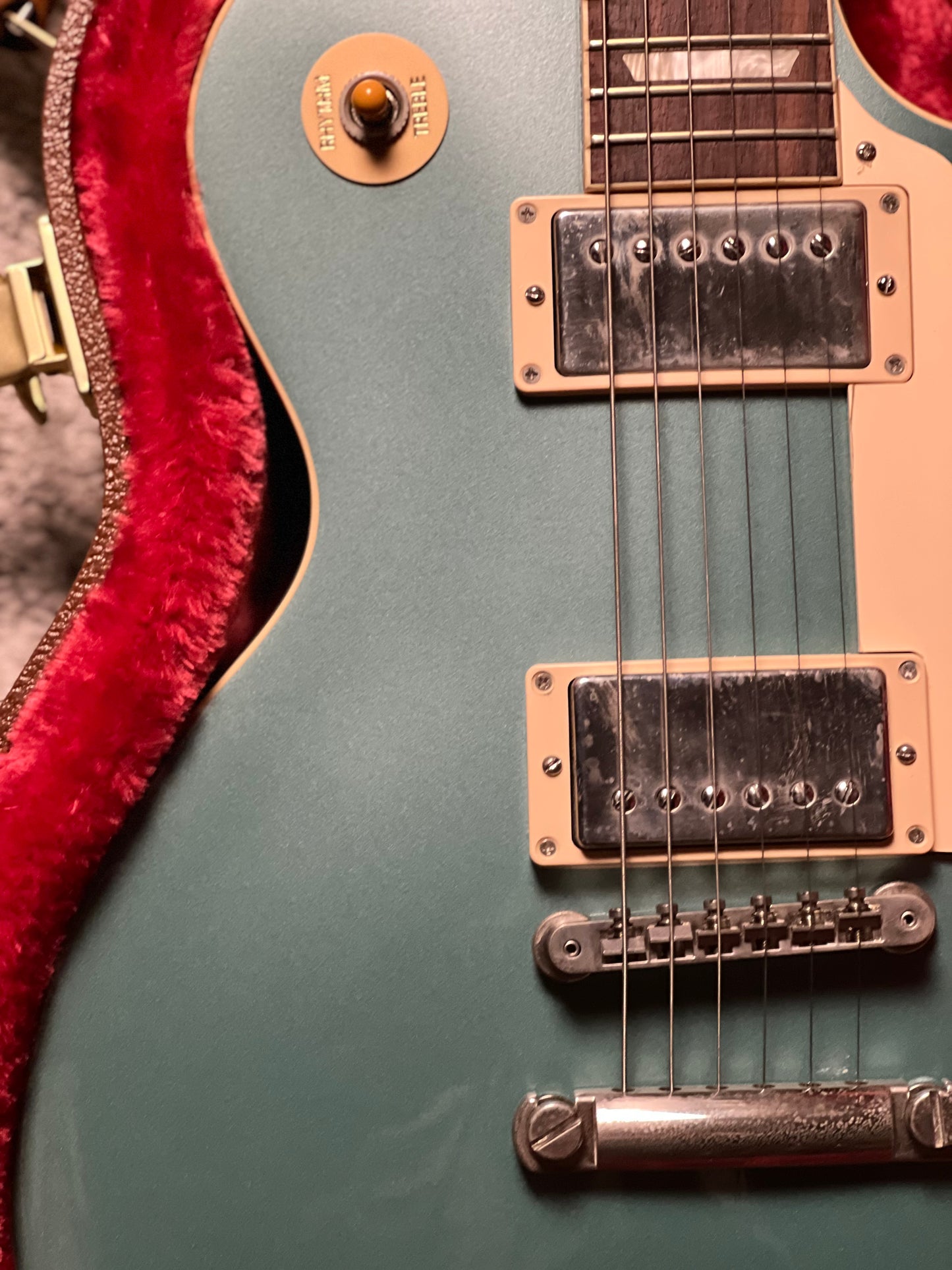 Gibson LP Standard 50s Plain Top in Inverness Green with Case 229830035