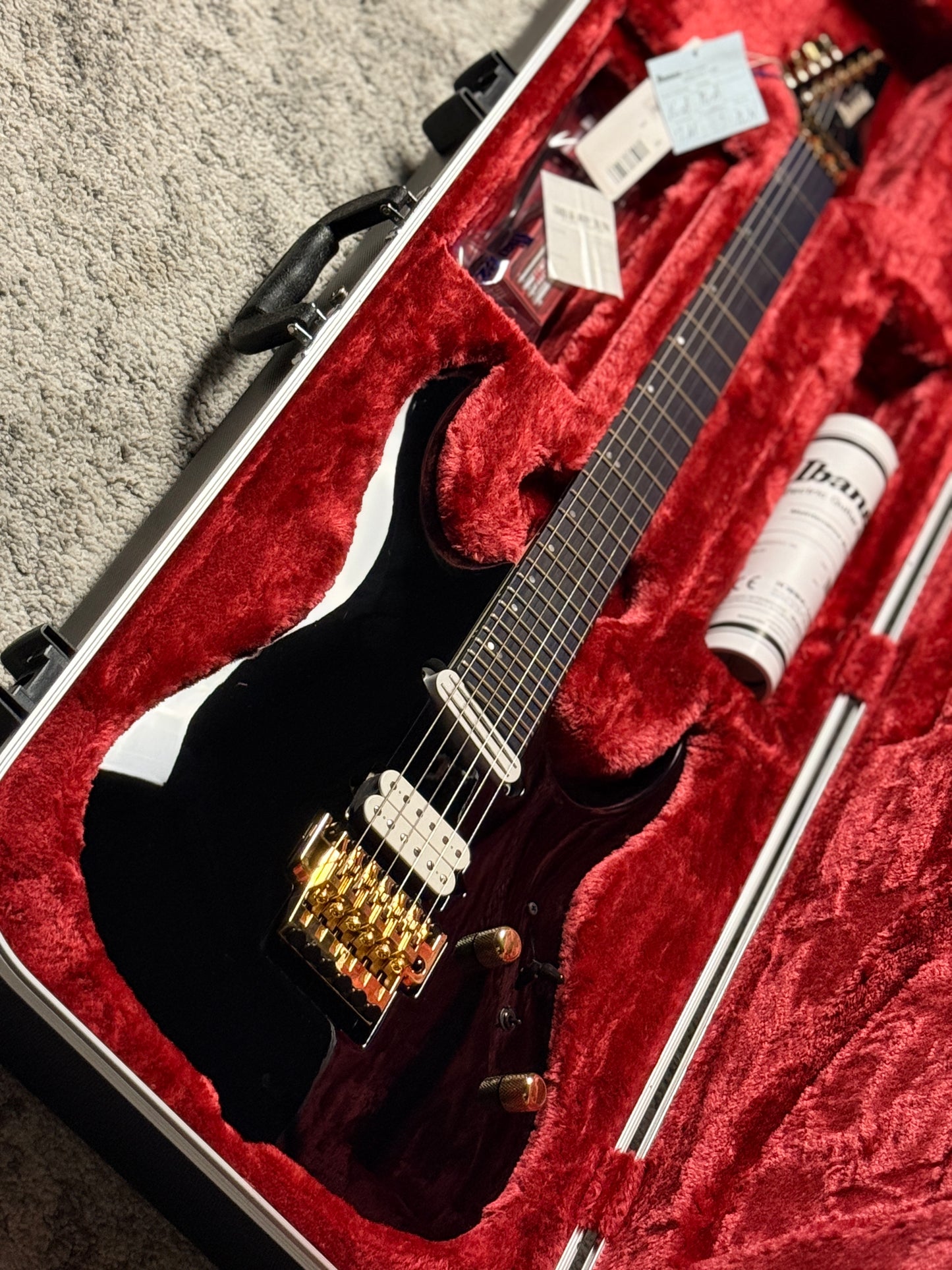 Ibanez Axion Label RGA622XH with Case in Black F2524390