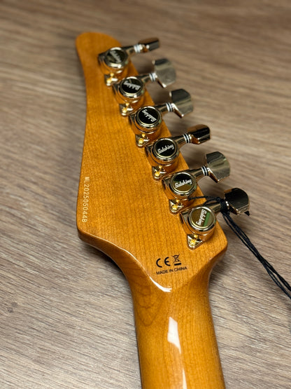 Soloking MS-1 Artisan with Rosewood FB in Black Beauty with Gold Hardware JESCAR