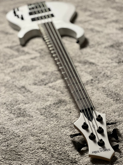Sire Marcus Miller M2 5 String 2nd Gen Electric Bass in White Pearl