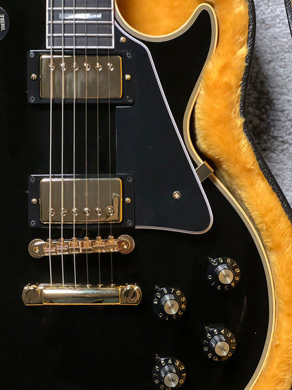 Gibson 1968 Les Paul Custom Reissue Gloss in Ebony w/Case 602878