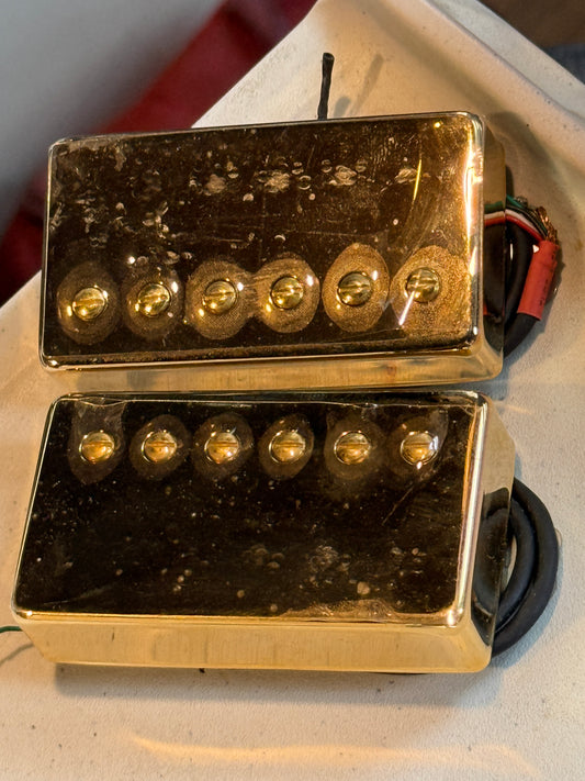 Alan Entwistle HV-58GD Gold Covered Pickup Set (Neck and Bridge)