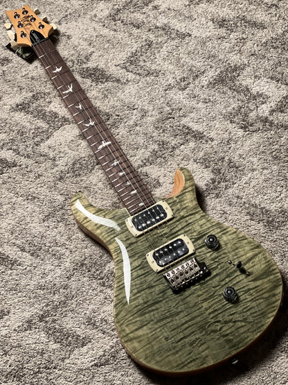 PRS SE Custom 24 Flame in Trampas Green