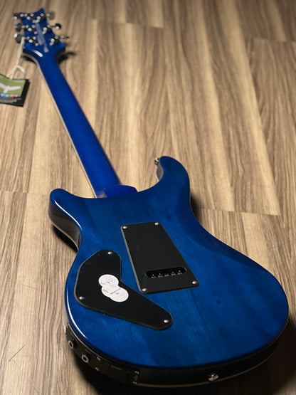 PRS SE Custom 24 Semi Hollow Piezo in Lake Blue