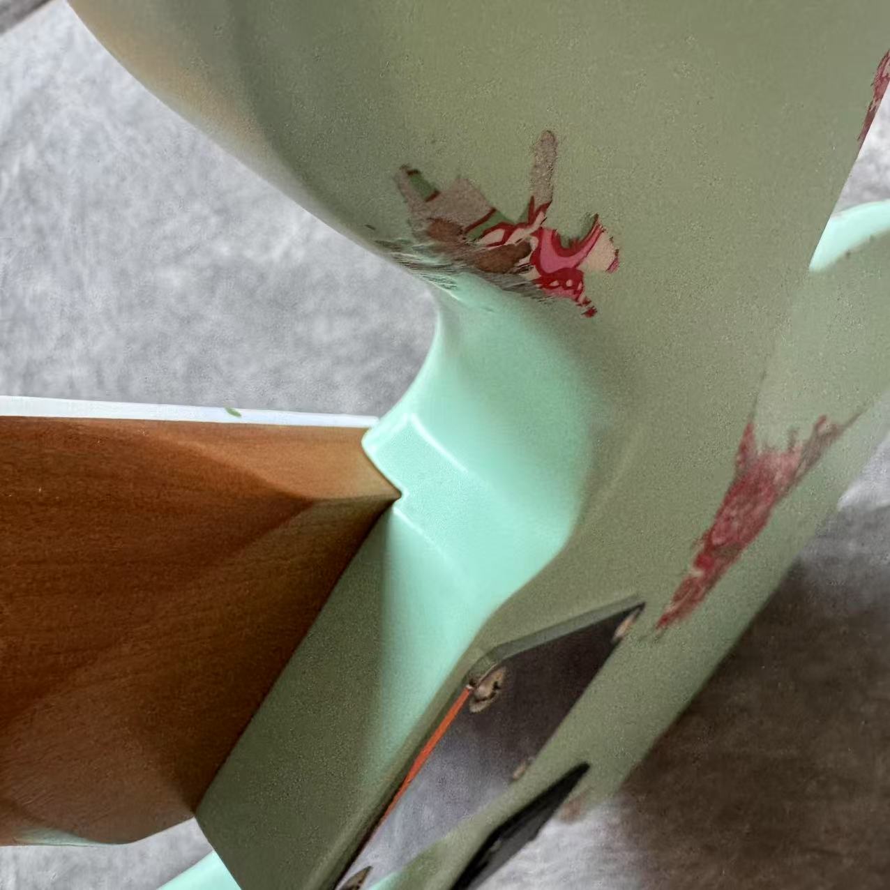 Dhatarattha Custom DEB 5 String Bass in Surf Green over Pink Paisley with RW FB and Nitrocellulose Lacquer Relic