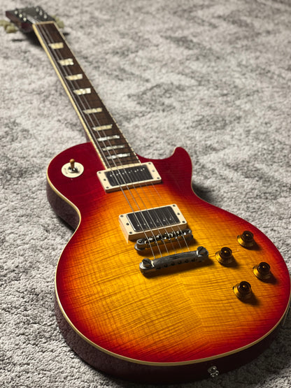 Tokai Love Rock Custom Shop LS-200F 5A CS Premium Series 5A Solid Flame Top in Cherry Sunburst 2246457