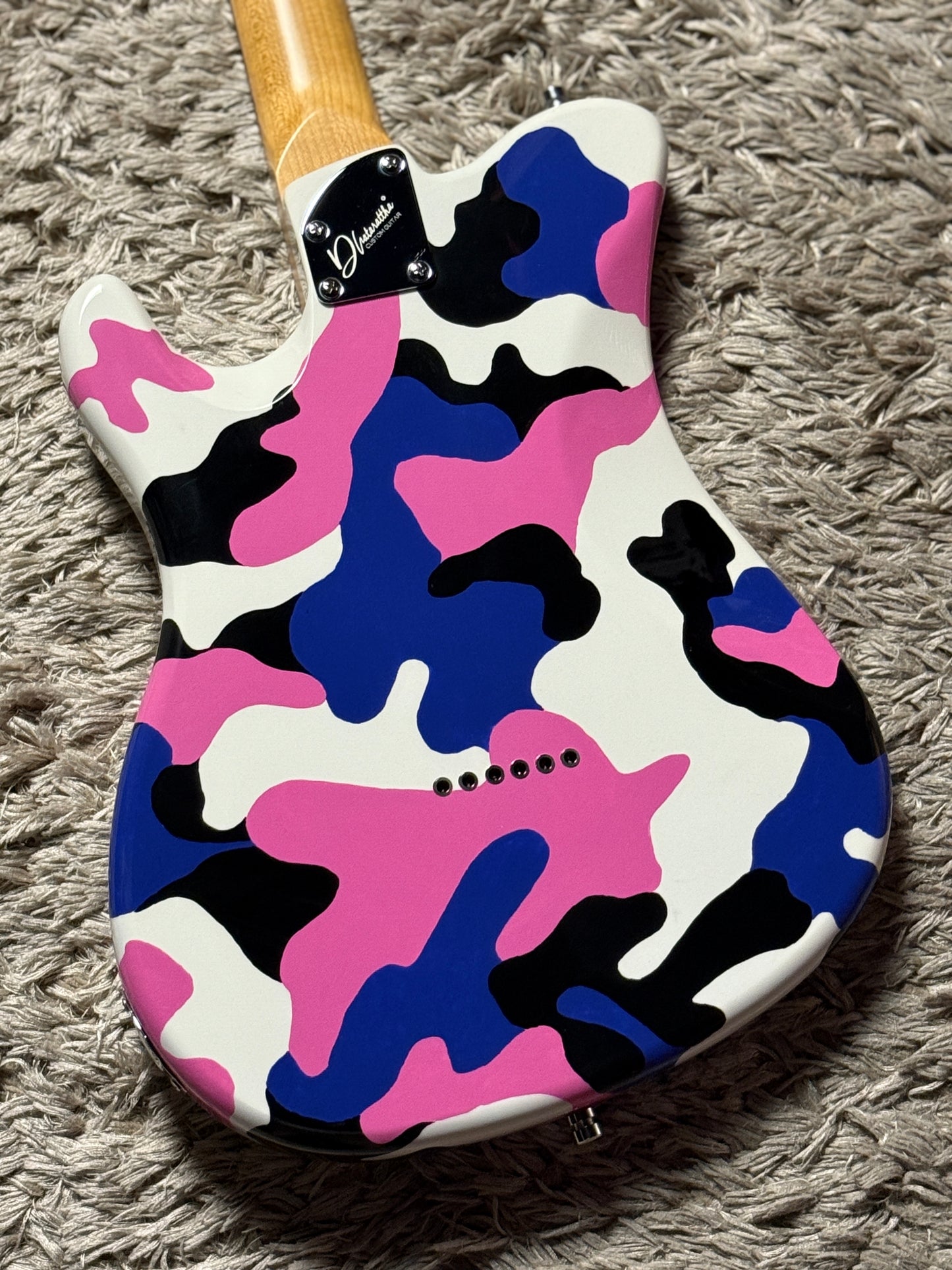 Dhatarattha Custom DTL Artist Hand Paint "Purple Camo"