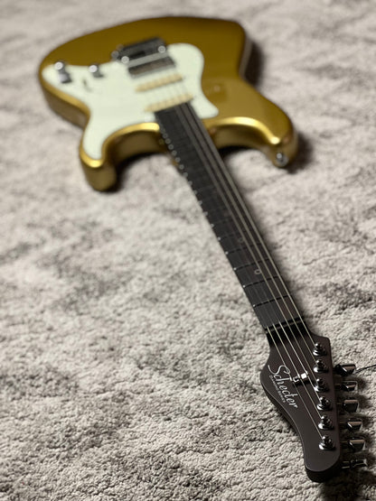 Schecter Nick Johnston Traditional HSS 10th Anniversary in Atomic Saffron IM25030861