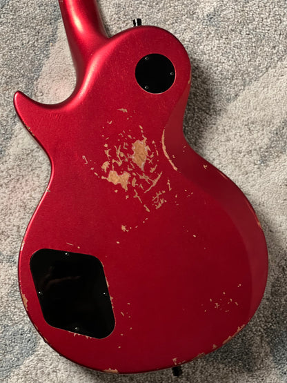 Dhatarattha Custom DLP in Candy Apple Red over Black Paisley