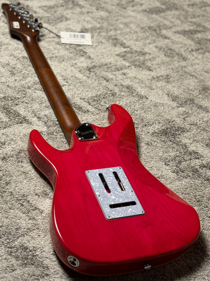 Soloking MS-1 Classic 22 HSS Quilt with Rosewood FB in Strawberry Wakesurf JESCAR (B STOCK)