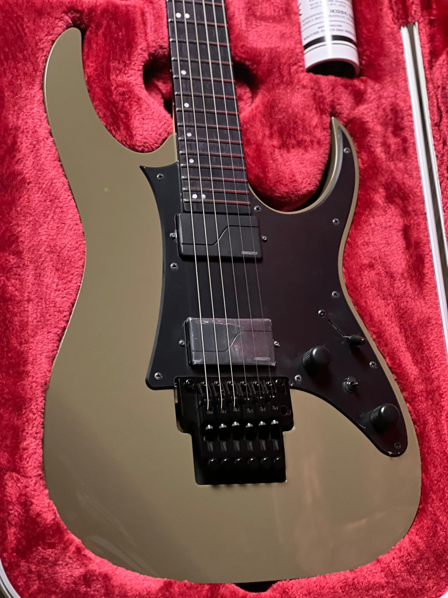 Ibanez RGR5130-KM in Khaki Metallic with Case F2428040