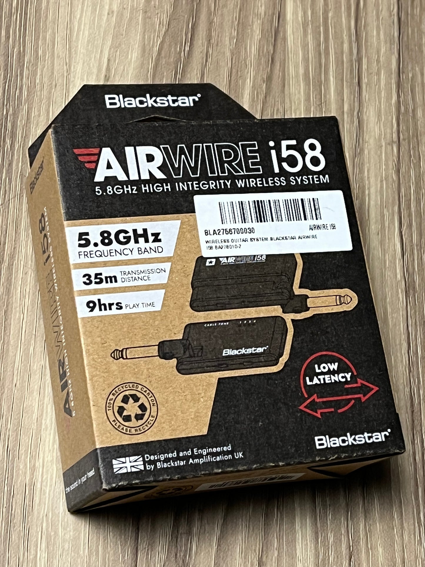 Blackstar i58 Wireless Guitar System Airware