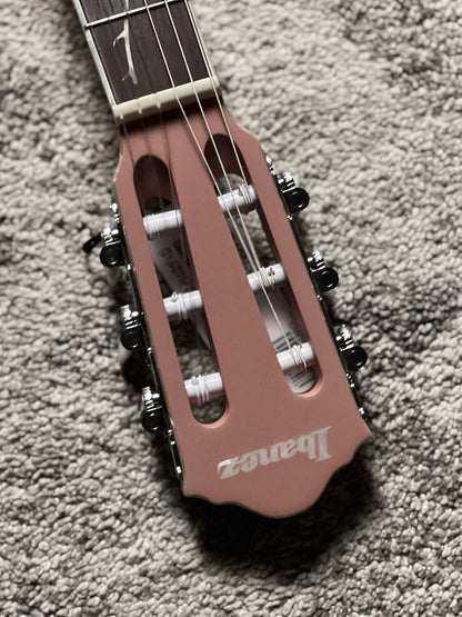 Ibanez TOD10N-PAF Tim Henson Signature Nylon String in Pearl Pink Flat