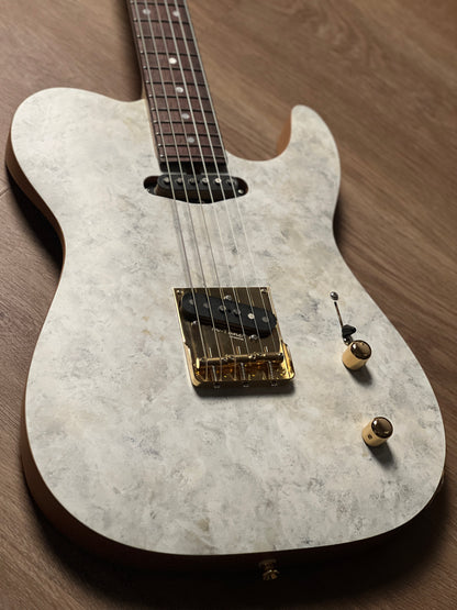 Saito S-622 TLC with Rosewood in White Granite with Gold Hardware 242919