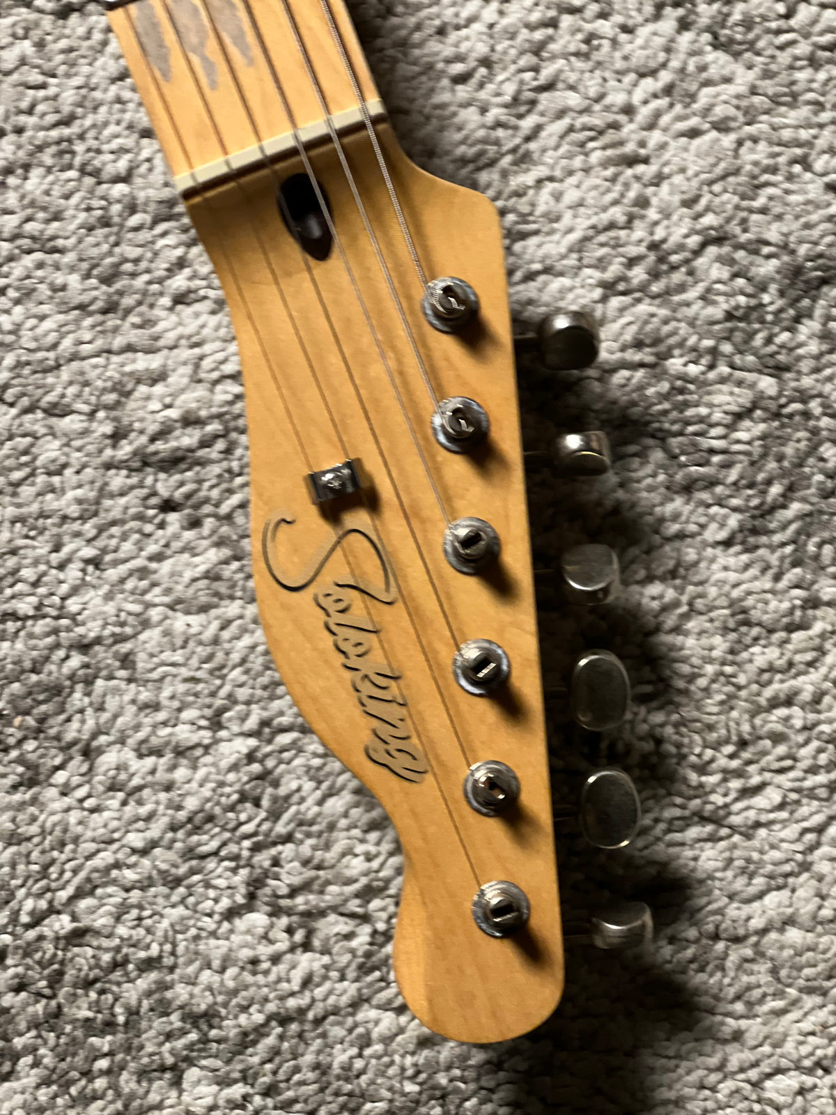 Soloking MT-1 Tribute 50s Relic with maple FB in Butterscotch Blonde