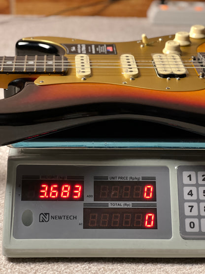 Fender American Ultra II Stratocaster HSS with Ebony FB in Ultraburst US240020831