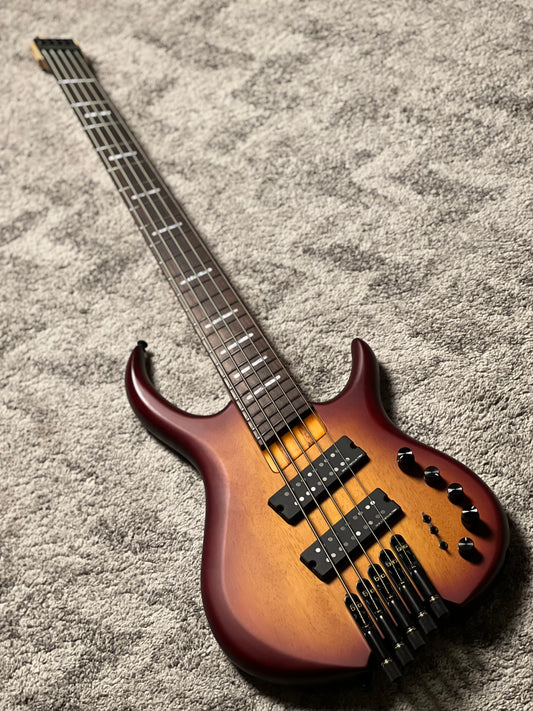 Sire Marcus Miller M6 5-string Headless in Tobacco Sunburst Satin