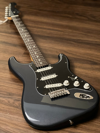 Fender MIJ FSR Collection Hybrid II Stratocaster with RW FB in Charcoal Frost Metallic