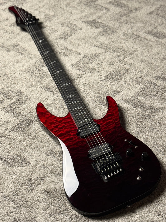 Schecter C-1 FR S SLS Elite in Blood Burst W26010957