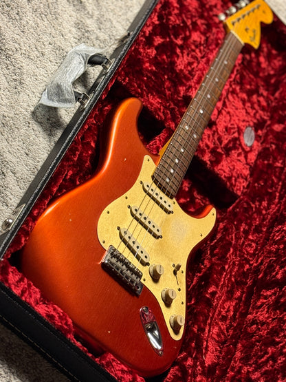 Fender Custom Shop 1966 Stratocaster Journeyman Relic in Faded Candy Apple Red 2019 CZ544127