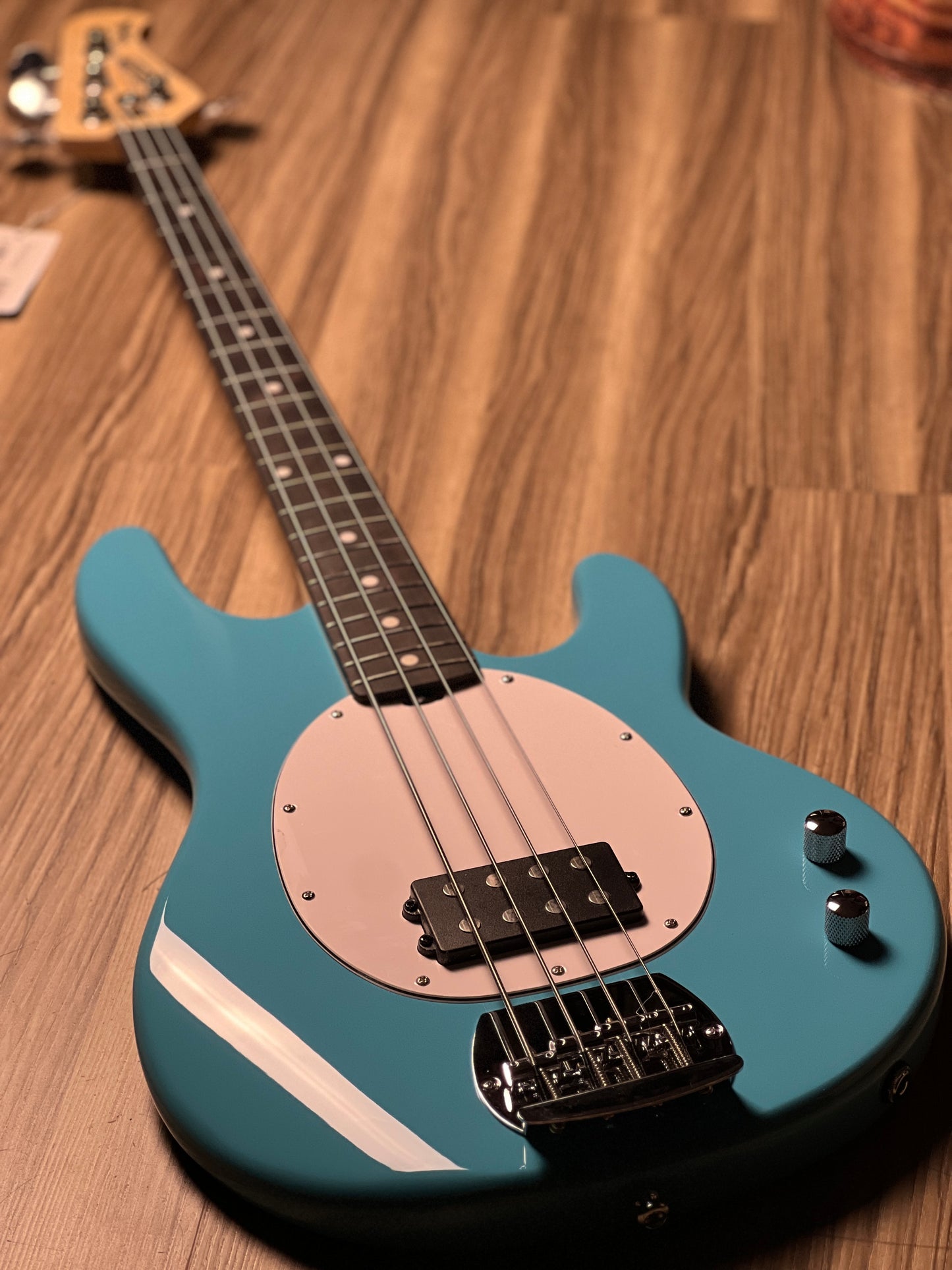 Sterling By Music Man StingRay RAY2 with Amaranth FB in Electric Blue