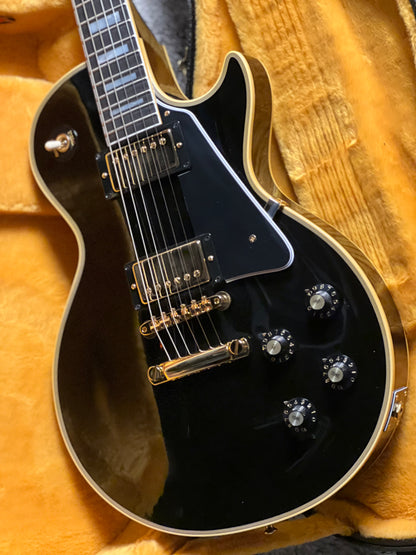 Gibson 1968 Les Paul Custom Reissue Gloss in Ebony w/Case 602878